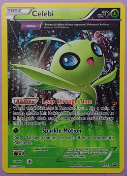 Celebi XY93 Black Star Promo Full Art Cosmos Holo Pokemon TCG Card 2015 - Image 1