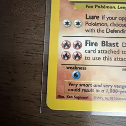 Pokemon TCG Ninetales 12/102 Base Set Unlimited Holo Rare Vintage 1999 WOTC - Image 5