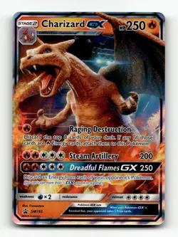 SM Promos #SM195 Charizard GX Promo,Holo Pokemon - Image 1