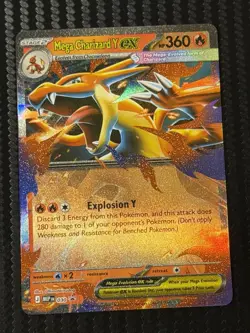 Pokemon TCG - Mega Charizard Y ex Holo ME: Promo 030 - NEAR MINT - Image 1