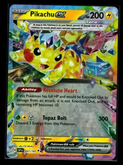 Pikachu ex - 057/191 - Surging Sparks - NM - Pokemon - Image 1