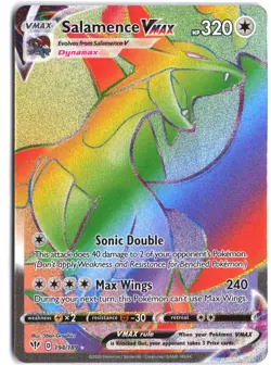 Salamence VMAX 194/189 Rare Rainbow Darkness Ablaze Pokemon - Image 1