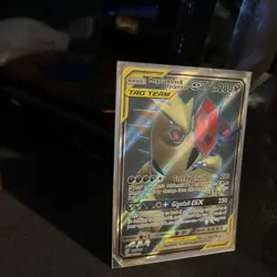 Pokemon Mega Sableye & Tyranitar GX TAG TEAM Full Art Ultra Rare Holo 225/236 - Image 3