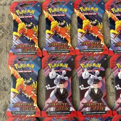 Pokemon TCG Destined Rivals Sleeved Booster Pack Lot Of 19 Sealed (8 HEAVY) - Image 2