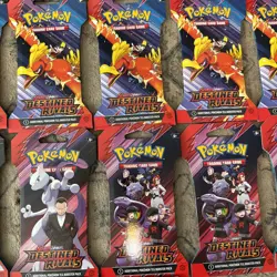 Pokemon TCG Destined Rivals Sleeved Booster Pack Lot Of 19 Sealed (8 HEAVY) - Image 3