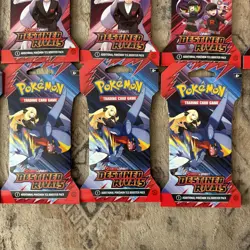 Pokemon TCG Destined Rivals Sleeved Booster Pack Lot Of 19 Sealed (8 HEAVY) - Image 5