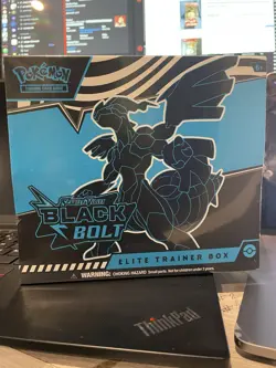 Pokemon TCG Scarlet & Violet 10.5 BLACK BOLT Elite Trainer Box - NEW - SEALED!! - Image 1