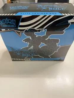 Pokemon TCG Scarlet & Violet Black Bolt Elite Trainer Box Zekrom Thundurus - Image 1