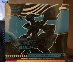 Pokemon TCG: Scarlet & Violet Black Bolt Elite Trainer Box Black Bolt English - Image 1