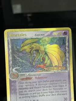 Pokemon Ninetales 8/101 Reverse Holo EX Dragon Frontiers - Image 3