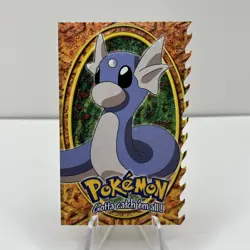 Pokemon Topps Dratini #10 Embossed Die Cut - Image 1