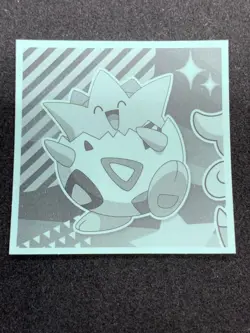 Slowpoke No.01 Pokemon Wafer Sticker Japanese Holo LOTTE Nintendo Rare - Image 2