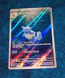 Wartortle 171/165 Illustration Rare Sv: Scarlet & Violet 151 Pokemon TCG English - Image 1