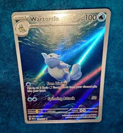 Wartortle 171/165 Illustration Rare Sv: Scarlet & Violet 151 Pokemon TCG English - Image 4