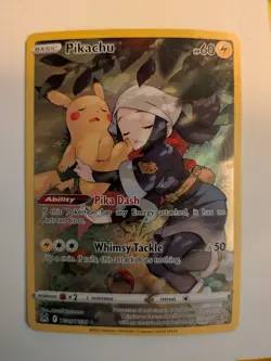 Pikachu TG05/TG30 Ultra Rare Pokemon TCG SWSH11: Lost Origin Trainer Gallery NM - Image 1