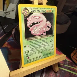 Dark Weezing 14/82 Team Rocket Base Set Holo Unlimited WOTC Pokemon TCG NM/LP - Image 2