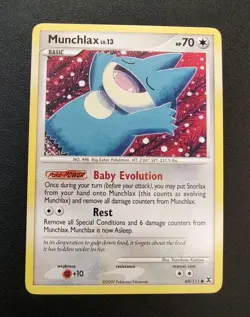 Munchlax 69/111 Rare Platinum Rising Rivals Pokemon - Image 1