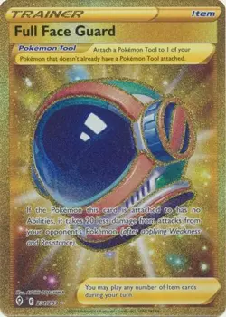 FULL FACE GUARD 231/203 EVOLVING SKIES POKEMON (GOLD SECRET RARE, NM) - Image 1