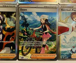 6- Pokemon Trainer Lot. Dawn SIR, Wally, Arven, Poppy, Korrina, Rainbow Rare! - Image 2