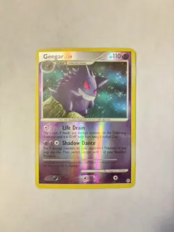 Pokemon Gengar TCG 27/130 Diamond and Pearl 2007 Reverse Holo Rare Near Mint - Image 1