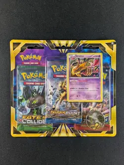 2016 Pokemon Giratina 3-Booster Factory Sealed Blister Pack English - Image 1