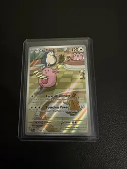 Pokemon Chansey Illustration Rare Holo 187/167 SV06: Twilight Masquerade - Image 3