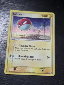 Voltorb Holo Swirl Ex Legend Maker 68/92 Pokemon - Image 1