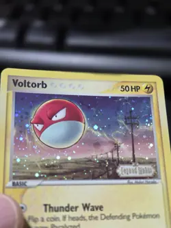 Voltorb Holo Swirl Ex Legend Maker 68/92 Pokemon - Image 2