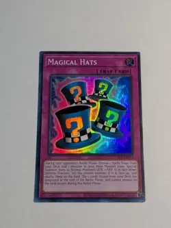 Yugioh Magical Hats PSV-EN033 25th Anniversary Super Rare NM - Image 1