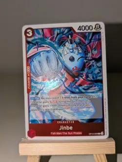 One Piece CCG Jinbe Legacy Of The Master R Foil Card OP12-009 NM/M QckShipping - Image 1