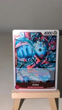One Piece CCG Jinbe Legacy Of The Master R Foil Card OP12-009 NM/M QckShipping - Image 2