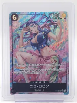 NICO ROBIN 2025 ONE PIECE CHINESE ALT ART SUPER RARE A OP12-087 Q5754 - Image 1
