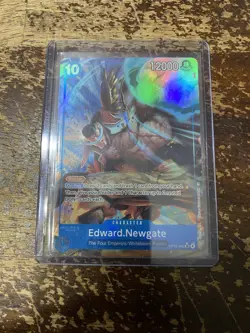 Edward Newgate Alt Art OP13-042 Carrying On His Will One Piece TCG English RARE - Image 1
