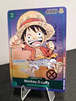 One Piece Monkey D. Luffy P-037 1st Anniversary Tournament Stamped Promo Foil - Image 3