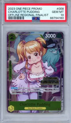 PSA 10 Charlotte Pudding ST07-008 Offline Regional Finalist Prize One Piece - Image 1