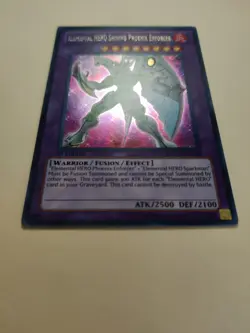 Elemental Hero Shining Phoenix Enforcer LCGX-EN139 1st Ed Secret Rare LP - Image 2