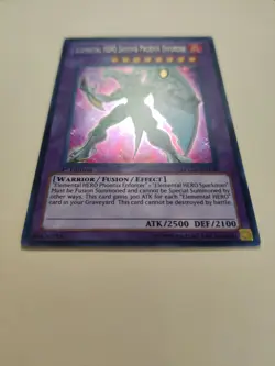 Elemental Hero Shining Phoenix Enforcer LCGX-EN139 1st Ed Secret Rare LP - Image 3