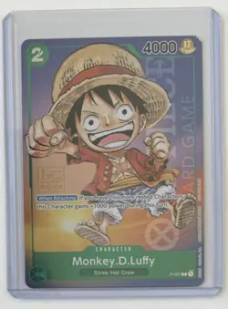 One Piece Monkey D. Luffy 1st Anniversary Tournament P-037 Stamped Promo Holo EX - Image 4