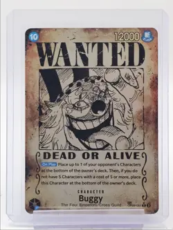 BUGGY 2024 ONE PIECE JAPANESE SPECIAL SP ALT ART WANTED RARE OP09-051 Q5754 - Image 1
