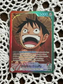 Monkey D Luffy OP13-001 L Leader Alt Art Carrying On His Will OPCG - Image 1
