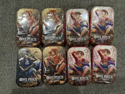 (LOT OF 8!) Bandai One Piece Mini Tins Vol. 2 OP-13 SEALED Tins - Image 1