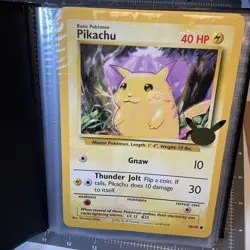 USED Pokemon TCG Jumbo Card 1 Pockets Binder 2021 Pikachu - Image 3