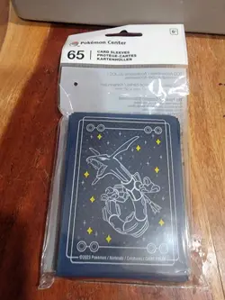 Pokemon Center Rayquaza Among The Stars Card Sleeves (65 Sleeves) - Image 1