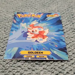 Goldeen #18 - Card Tops Pokedex Database 2024 - Pokemon Card NM - Image 3