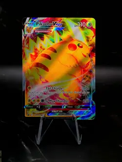 Pikachu VMAX SWSH286 Promo Holo Pokemon TCG LP Exact Card - Image 1