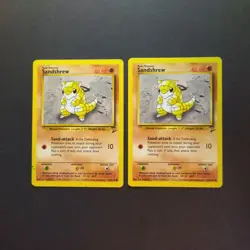 Pokemon Card WOTC: Sandshrew 91/130 - Base Set 2 - Image 1