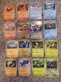 Pokemon TCG Card Lot 16 Cards, EX Holos and 2 reverse holos. NM - Image 1