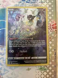 Pokemon TCG Mew Crown Zenith Galarian Gallery Holo Rare Card GG10/GG70 NM - Image 1