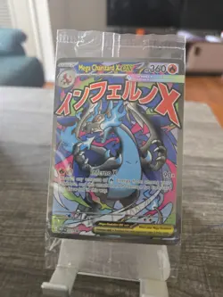 Mega Charizard X ex 023 Promo 2-Card Pack Pokemon Mega Evolution Promo Holo - Image 1