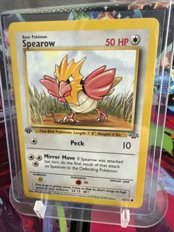 Pokemon TCG Jungle Spearow Card 62/64 1st Edition Common Never Played, Near Mint - Image 1